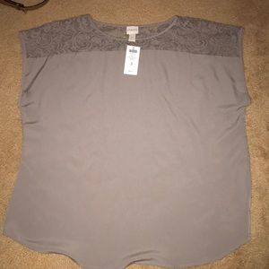 Chico’s lacy later top
